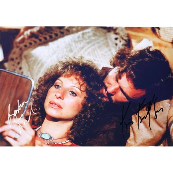 A Star is Born (1976) Barbra Streisand and Kris Kristofferson facsimile signed movie photo
