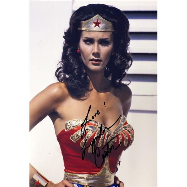Wonder Woman Lynda Carter facsimile signed photo