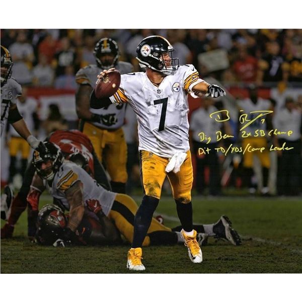 Pittsburgh Steelers Ben Roethlisberger facsimile signed  photo