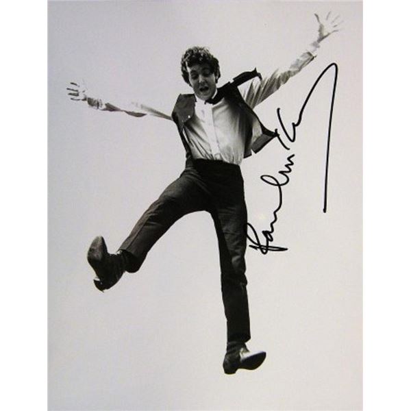 Paul McCartney signed movie still photo