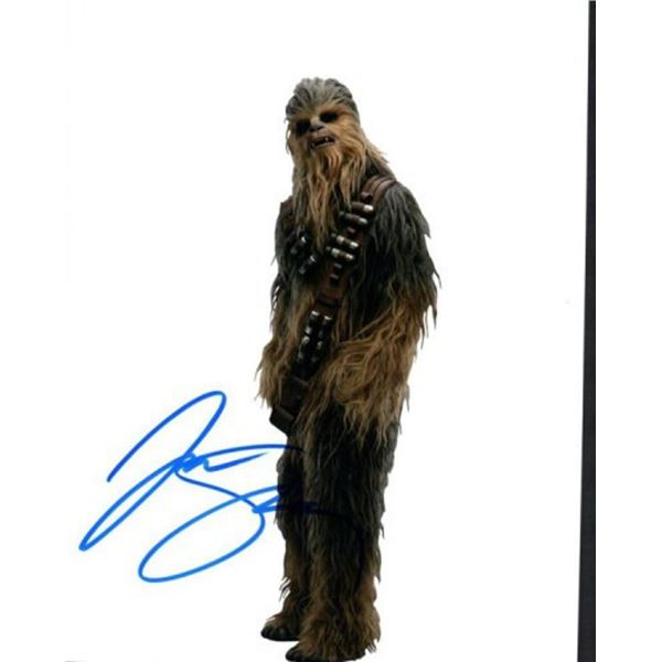Star Wars Peter Mayhew facsimile signed photo