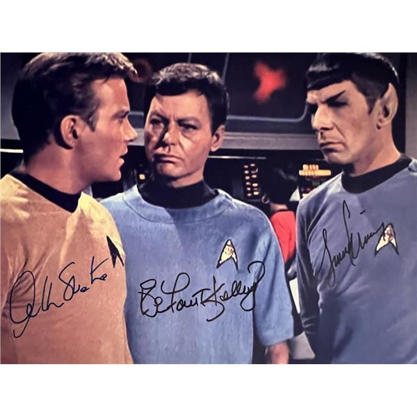 Star Trek cast facsimile signed photo
