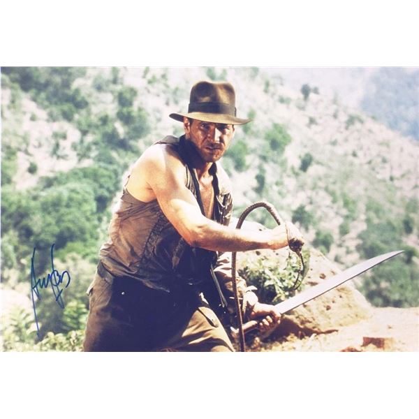Indiana Jones Harrison Ford facsimile signed movie photo