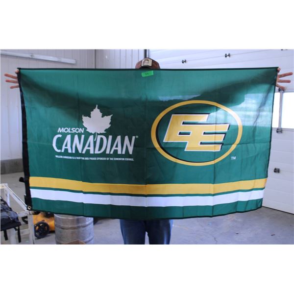 Molson Canadian Edmonton Elks Flag