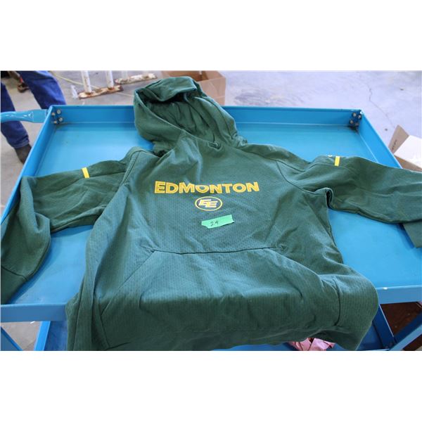 Edmonton Football Team Green Hooded Sweatshirt