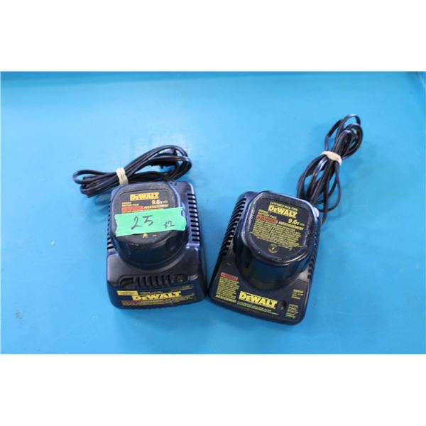 DeWalt Battery Chargers, x2 Money