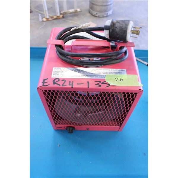 Dayton Portable Electric Heater Model 3VU33
