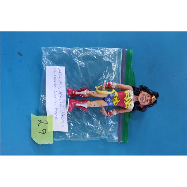 Mad Magazine Wonder Woman Figurine in Plastic Bag