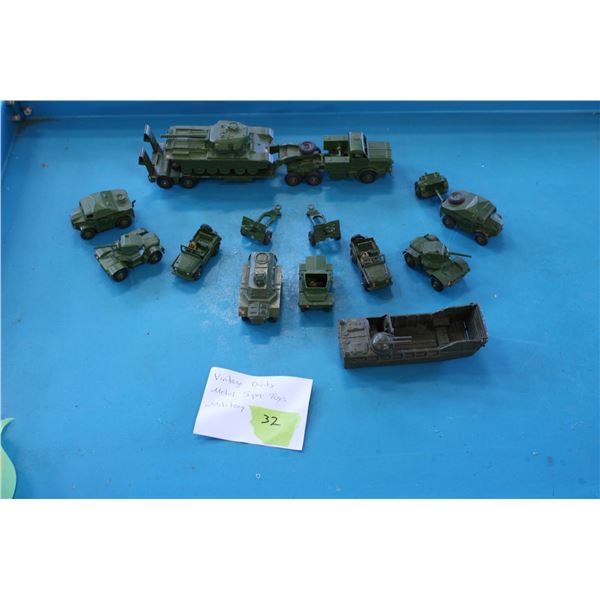 Vintage Diecast Military Vehicles