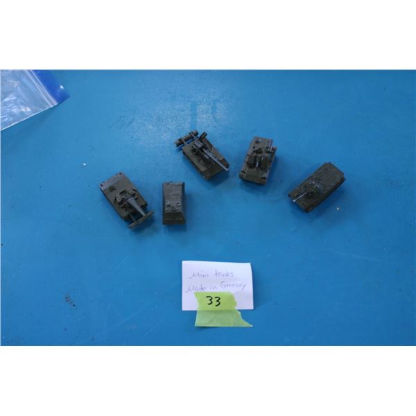 German-Made Miniature Tanks