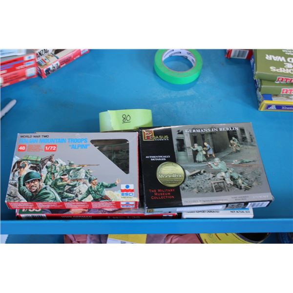 WWII German Soldier Model Kits