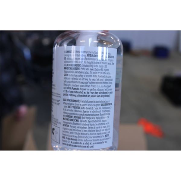 Case of hand sanitizer