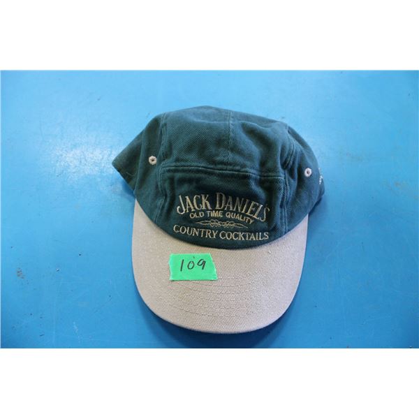 Jack Daniel's branded baseball cap featuring "Old Time Quality Country Cocktails" 