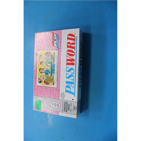 Password board game 