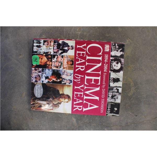 Hardcover book titled 'Cinema Year by Year: 1894-2004