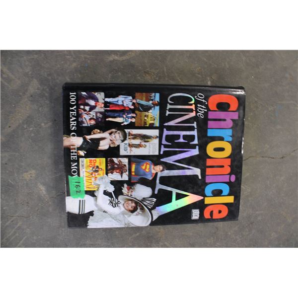 Hardcover book titled 'Chronicle of the Cinema: 100 Years of the Movies