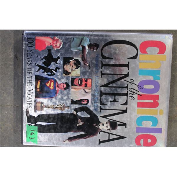 Hardcover book titled 'Chronicle of the Cinema: 100 Years of the Movies.