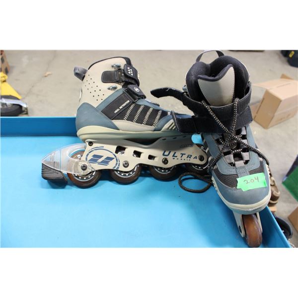 Ultra Rollerblades with Soft Boot Design
