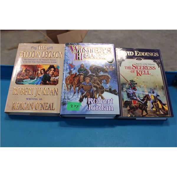 Three Fantasy Novels by Robert Jordan and David Eddings
