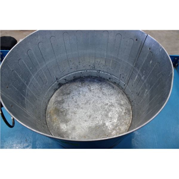 Galvanized Metal Bucket with Handle