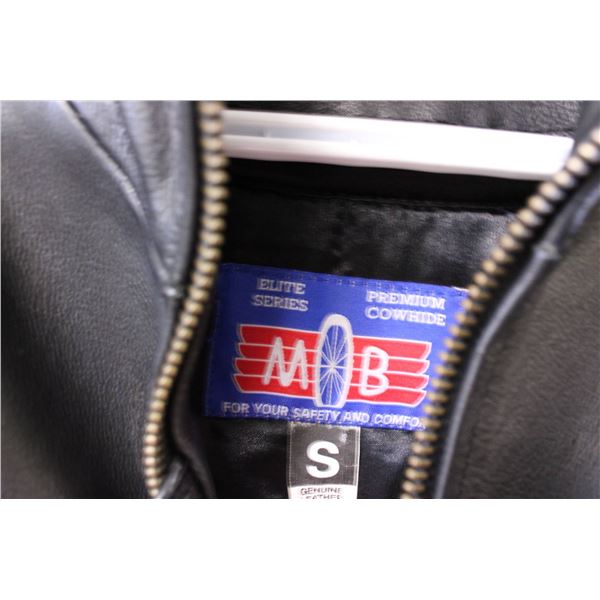 M/B Elite Series leather jacket crafted - Size Small