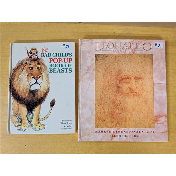 Pop-up books, Leonardo and Bad Child’s Book of Beasts