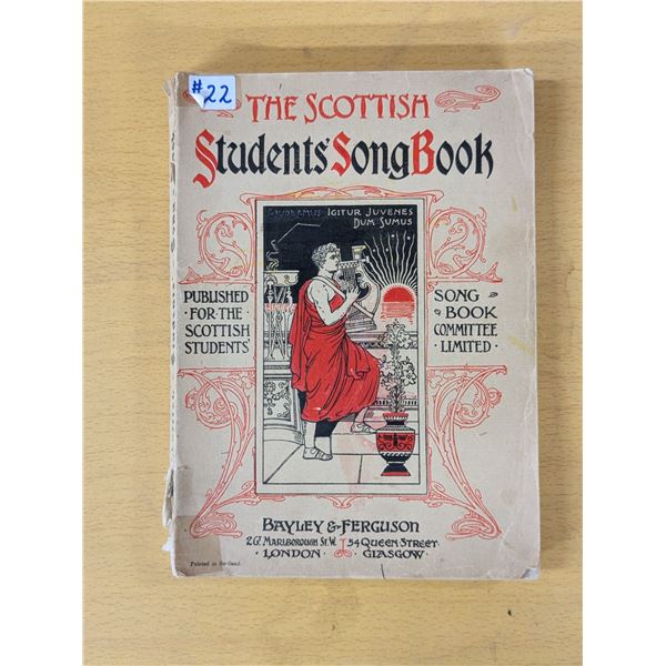 The Scottish Student’s Song Book, Scotland circa 1920
