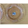Image 2 : Pink Depression glass dessert plates Cabbage Rose pattern