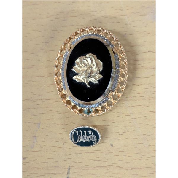 Celebrity pendent/broach and lapel pin