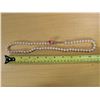 Image 3 : Faux pearl necklace, clasp marked SILVER
