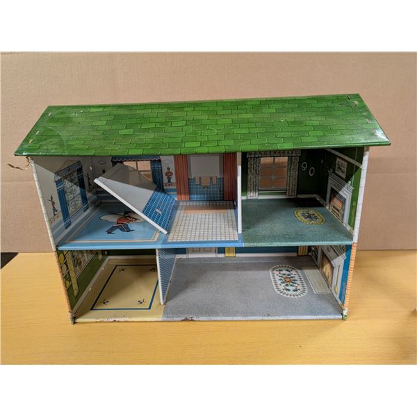 Metal doll house, 1960’s