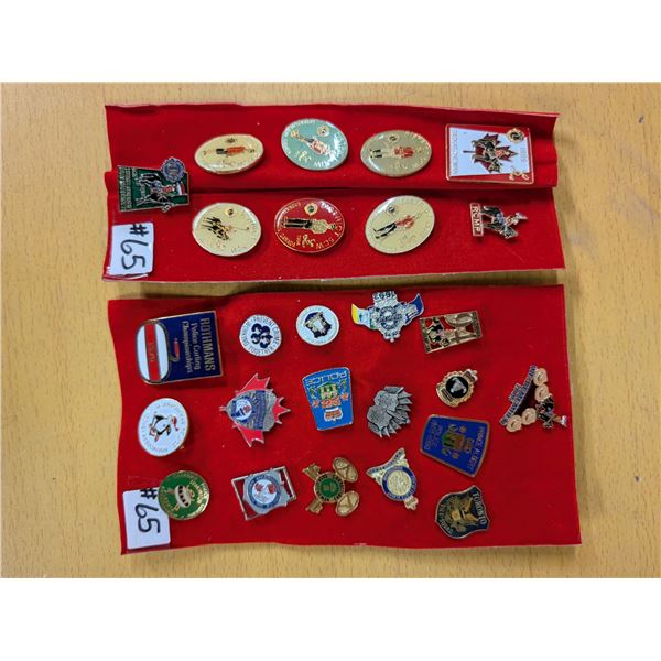 Lapel pins, Police and Public safety