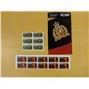 Image 1 : RCMP stamp pamphlet, 8 stamps 15 cent stamps, 1973