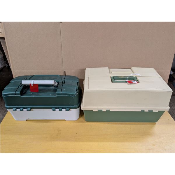 Tackle boxes, 2 Fishing Award Lapel pins