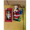 Image 2 : Glass Christmas ornaments, Soldier and Santa