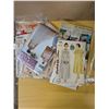 Image 3 : Metal document box with 1950’s catalogues and vintage patterns