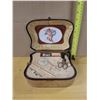 Image 3 : Antique sewing box and contents