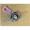Image 2 : Amber and silver sterling ring, size 6.5