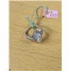 Image 1 : Dinner ring, marquise stone, marked .925 for sterling, size 6