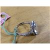 Image 3 : Dinner ring, marquise stone, marked .925 for sterling, size 6