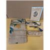 Image 1 : Rug hooking tool, pamphlet and jute rug pattern
