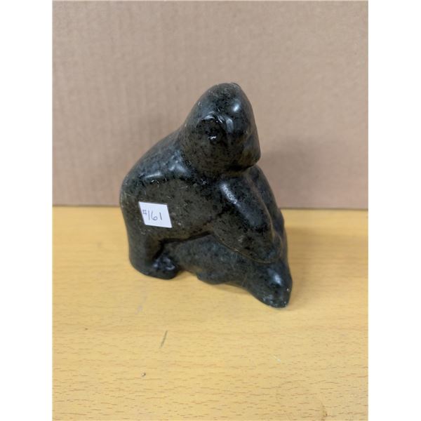 Soapstone Nankuluk’s First Kill by Enoch Obed, signed, NWT