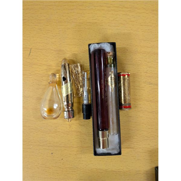 Perfume vials, Boucher/Ben Hur/ Evening in Paris