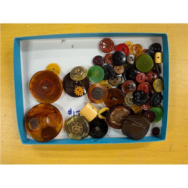 Lot of bakelite buttons