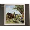 Image 3 : Framed tile, Dutch scene