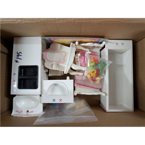 Lot of doll house furniture