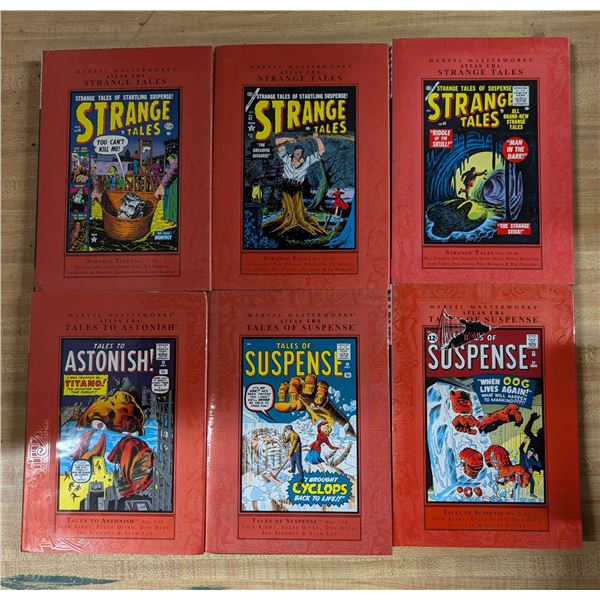 (6) Marvel Masterworks Hard Cover Collection Comic Books "Atlas Era"