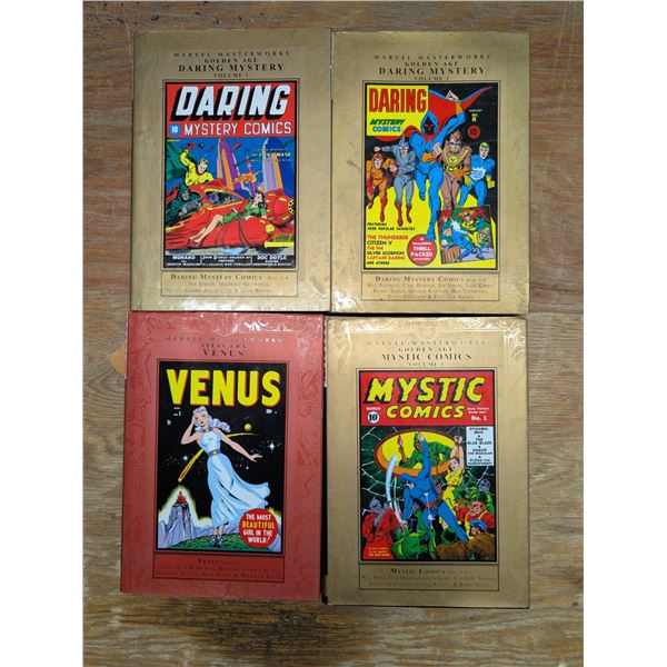 (4) Marvel Masterworks Hard Cover Collection Comic Books (Variety Hero Collection)