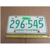 Image 1 : (1) 1968 Saskatchewan License Plate.
