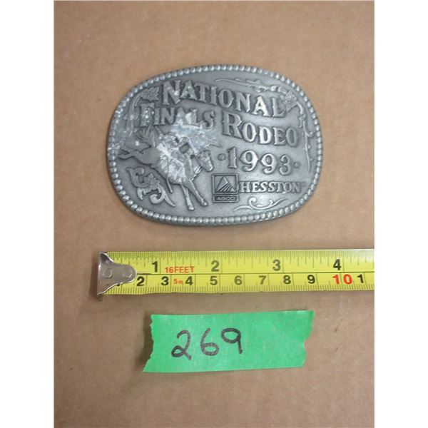 1993 National Finals Rodeo Belt Buckle.